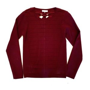 Parker maroon dress shirt